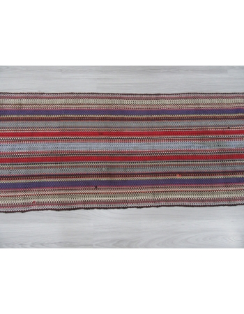 Vertical striped Handloomed Kilim Rug
