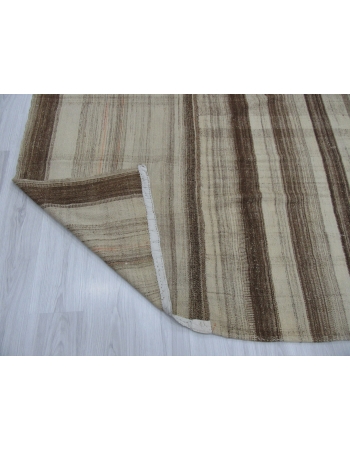 Vintage Natural Turkish Kilim Rug