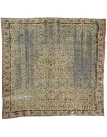 Distressed Antique Oversized Sqaure Rug