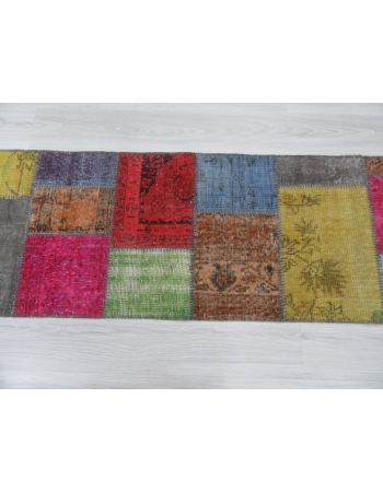 Vintage Colorful Patchwork Mini Runner