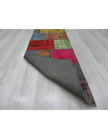 Vintage Colorful Patchwork Mini Runner