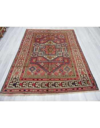 One of a Kind Vintage Turkish Wool Rug