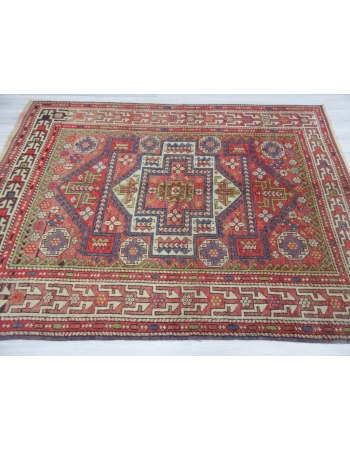 One of a Kind Vintage Turkish Wool Rug