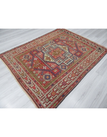 One of a Kind Vintage Turkish Wool Rug