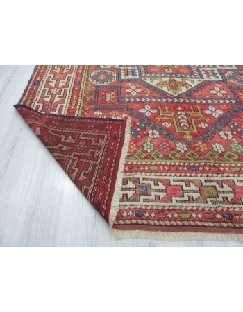 One of a Kind Vintage Turkish Wool Rug