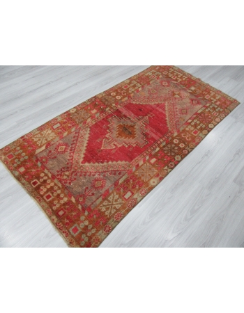 Vintage One of a Kind Turkish Anatolian Rug