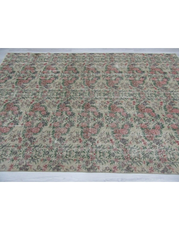 Vintage Floral Turkish Deco Rug