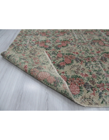 Vintage Floral Turkish Deco Rug