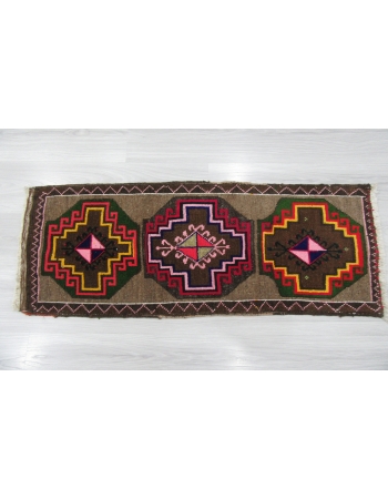 Vintage Geometric Mini Turkish Rug