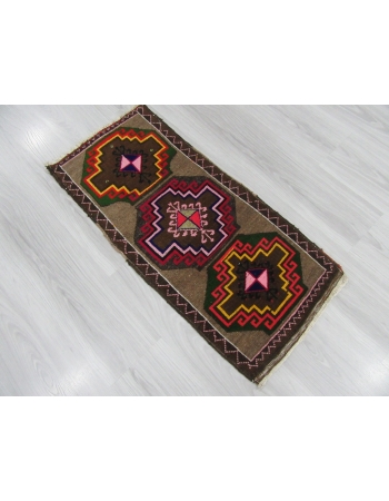 Vintage Geometric Mini Turkish Rug