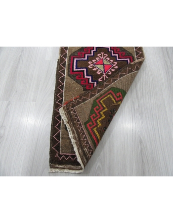 Vintage Geometric Mini Turkish Rug