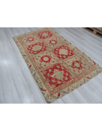 One of a Kind Vintage Turkish Wool Rug