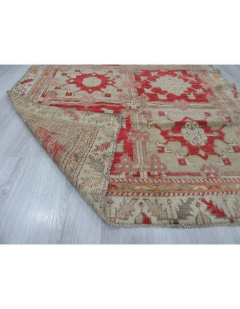 One of a Kind Vintage Turkish Wool Rug