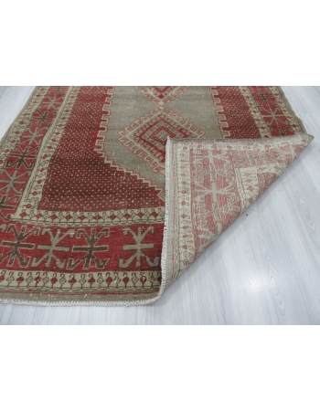 One of a Kind Vintage Turkish Wool Rug