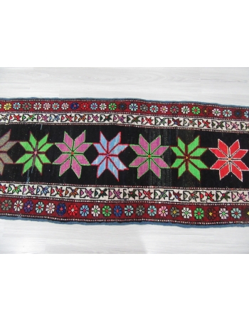 Vintage Decorative Turkish Runner Rug