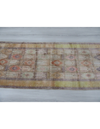 Vintage Turkish kayseri Artificial Silk Rug