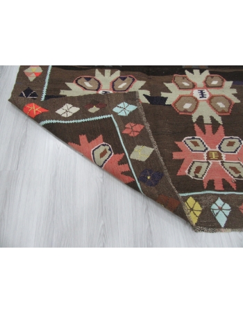 Unique Decorative Vintage Turkish Kilim Rug