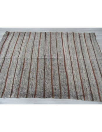 Striped Vintage Modern Turkish Kilim Rug