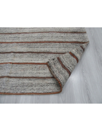 Striped Vintage Modern Turkish Kilim Rug