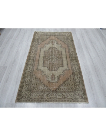 Washed Out Vintage Turkish Rug