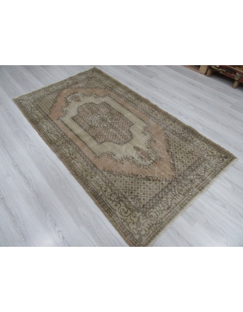 Washed Out Vintage Turkish Rug