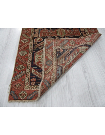 Vintage Unique Persian Wool Runner Rug