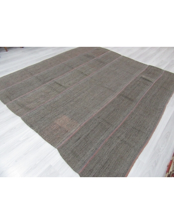 Vintage Large Modern Turkish Kilim Rug