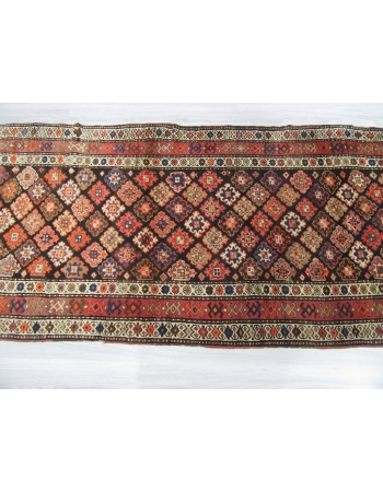 Vintage Decorative Turkish Runner Rug