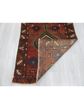 Vintage Decorative Turkish Runner Rug