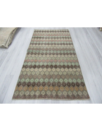 Vintage Turkish Art Deco Rug