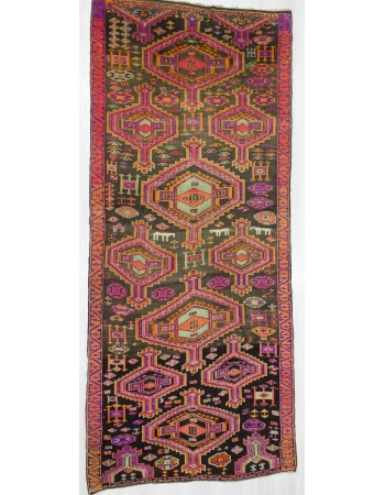 Vintage Handknotted Decorative Turkish Rug