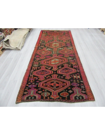 Vintage Handknotted Decorative Turkish Rug