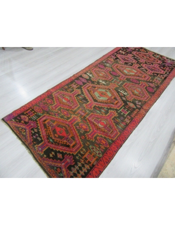 Vintage Handknotted Decorative Turkish Rug