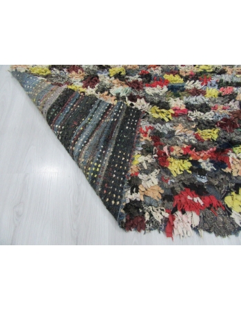 Decorative Vintage Colorful Turkish Tulu Rug