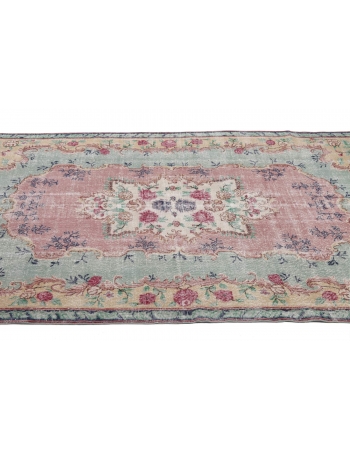 Vintage Deccorative Handknotted Oushak Rug