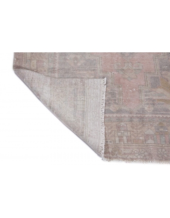 Distressed Washed Out Turkish Anatolian Rug