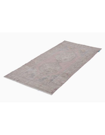 Distressed Washed Out Turkish Anatolian Rug