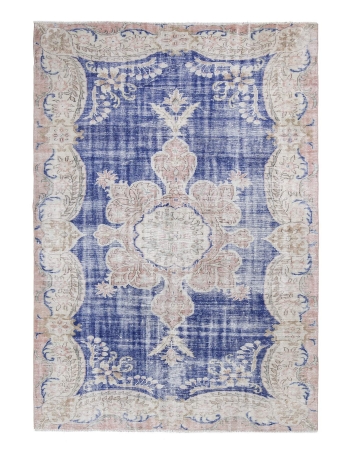 Unique Vintage Decorative Oushak Rug