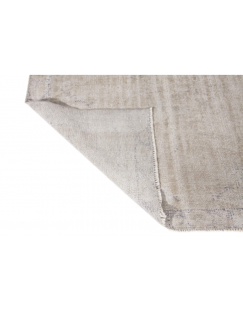 Washed Out Faded Vintage Oushak Rug