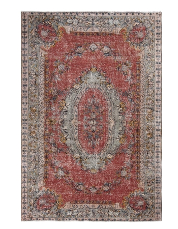 Vintage One of a Kind Oushak Rug