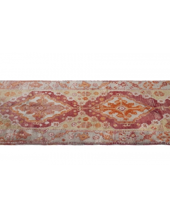 Antique Decorative Turkish Runner Rug