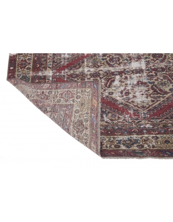 Distressed Antique Unique Rug