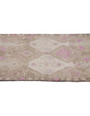 Unique Vintage Decorative Turkish Wool Rug