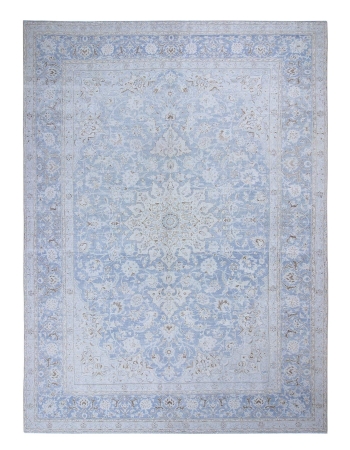 Washed out Antique Large Wool Rug