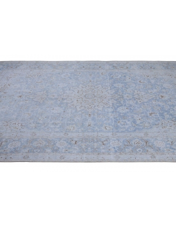 Washed out Antique Large Wool Rug
