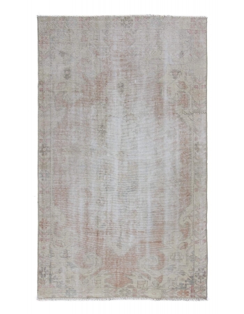 Distressed Vintage Turkish Rug