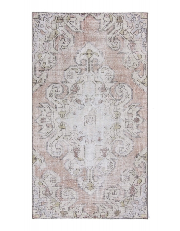 Distressed Vintage Turkish Rug