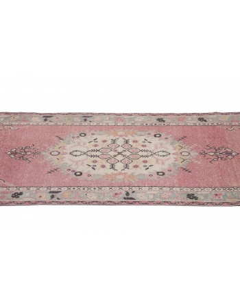 Vintage Washed Out Turkish Oushak Rug