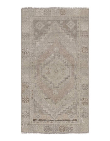 Vintage Washed Out Pastel Rug