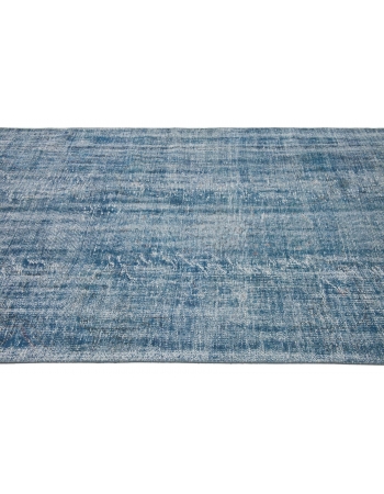 Turquoise Overdyed Vintage Rug